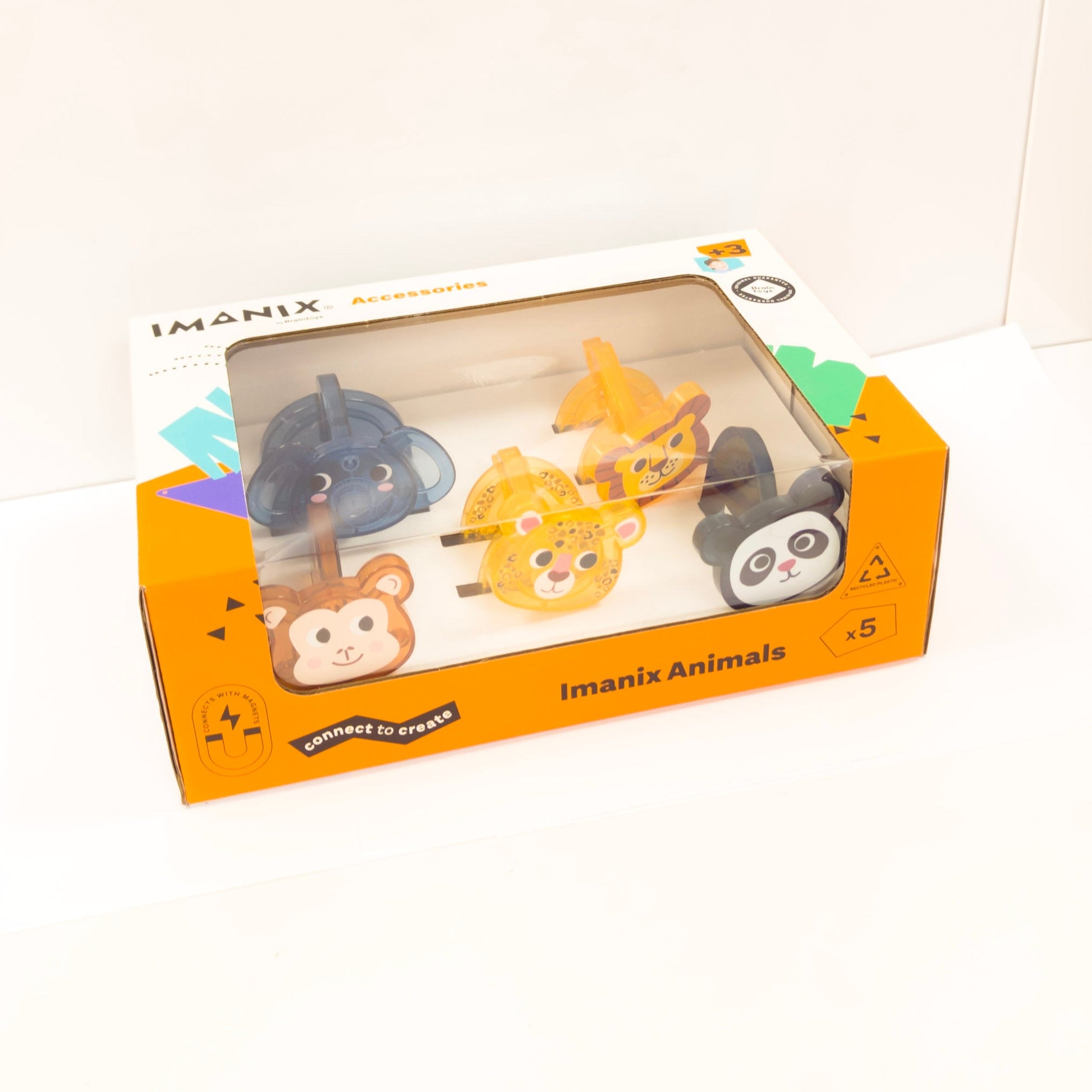 Animales salvajes de la sabana Braintoys Imanix , 5 animales - Mi Juego Bonito