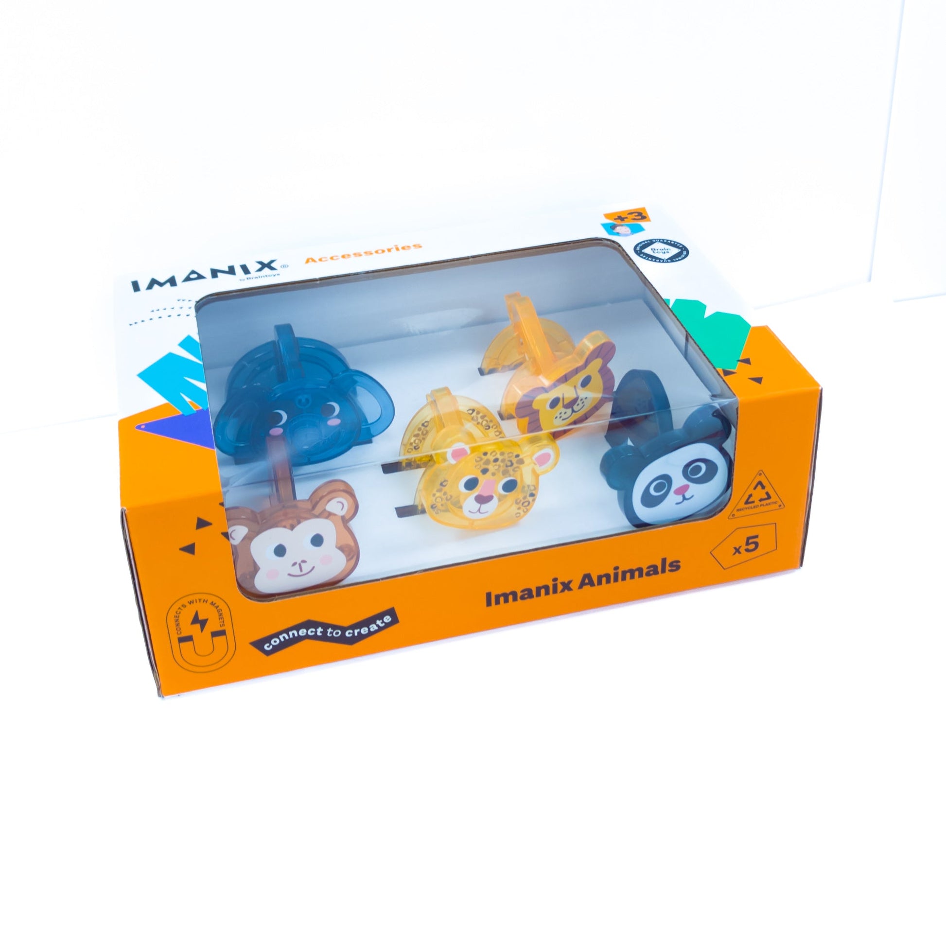 Animales salvajes de la sabana Braintoys Imanix , 5 animales - Mi Juego Bonito