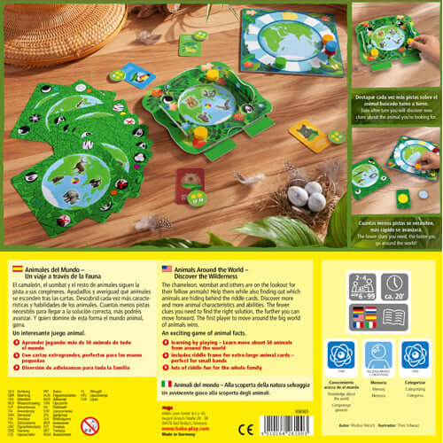Animales del Mundo - Juego de mesa desde los 6 años