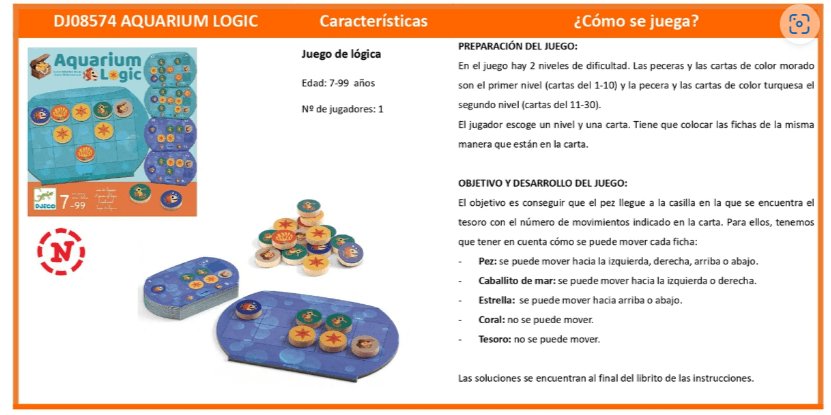 Aquarium Logic - Juego de lógica desde los 7 años - Mi Juego Bonito