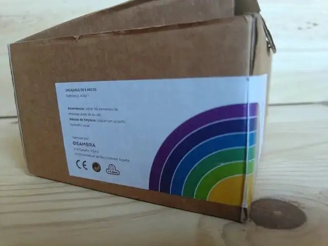 Arcoiris 6 pcs púrpura Ocamora