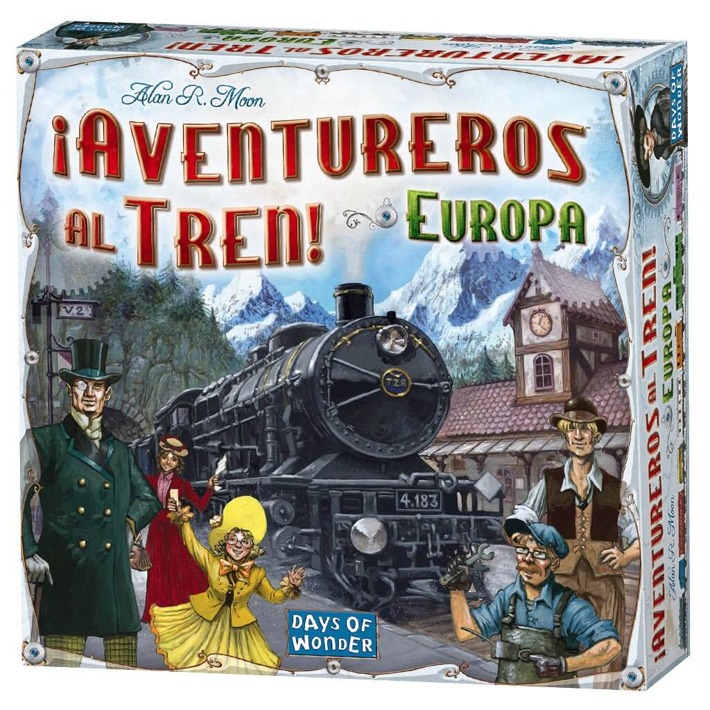 ¡Aventureros al Tren ! Europa - Juego de mesa - Asmodee - Desde 8 años