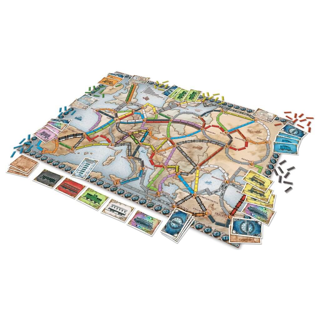 ¡Aventureros al Tren ! Europa - Juego de mesa - Asmodee - Desde 8 años