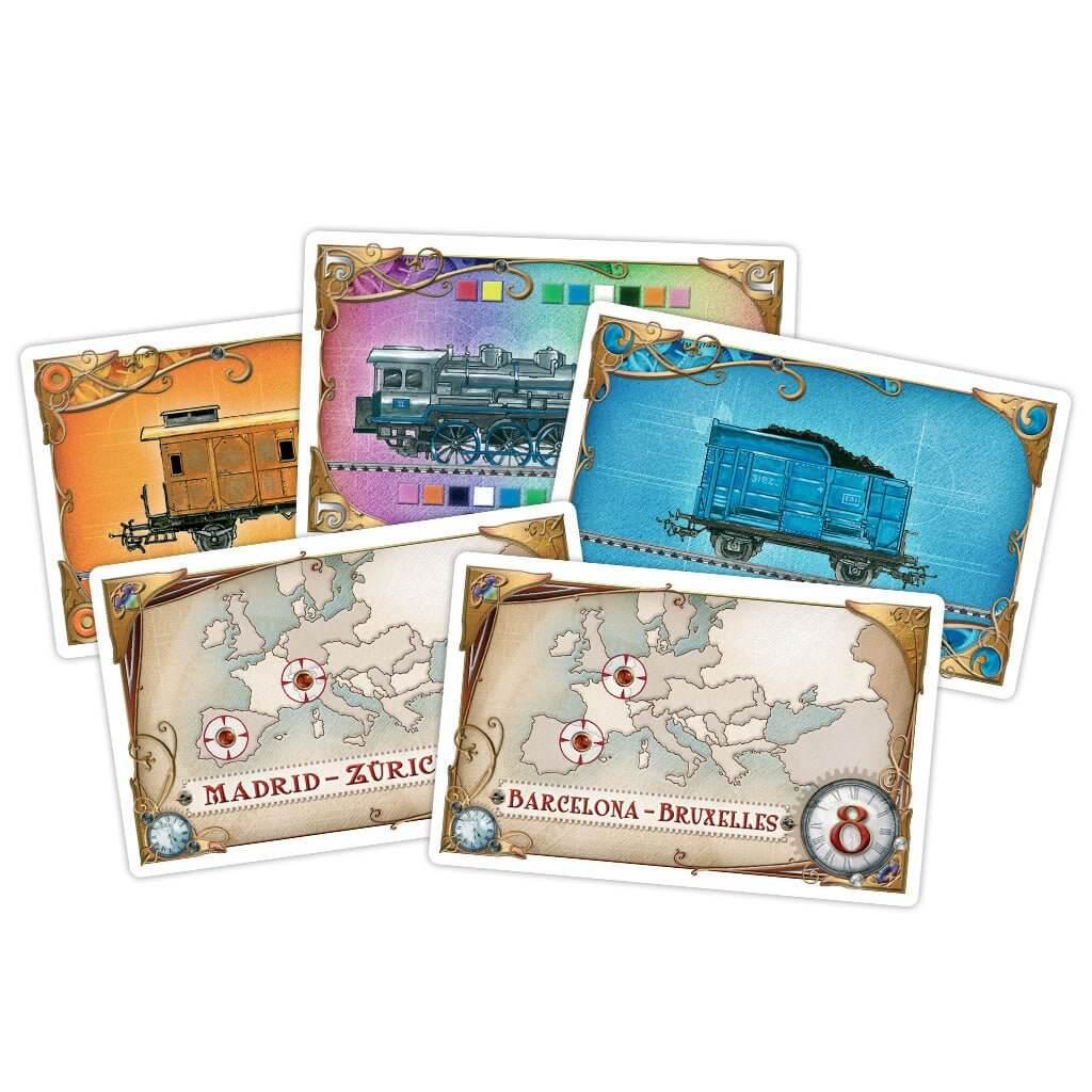 ¡Aventureros al Tren ! Europa - Juego de mesa - Asmodee - Desde 8 años