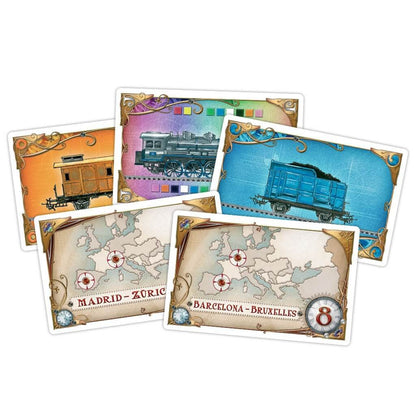 ¡Aventureros al Tren ! Europa - Juego de mesa - Asmodee - Desde 8 años