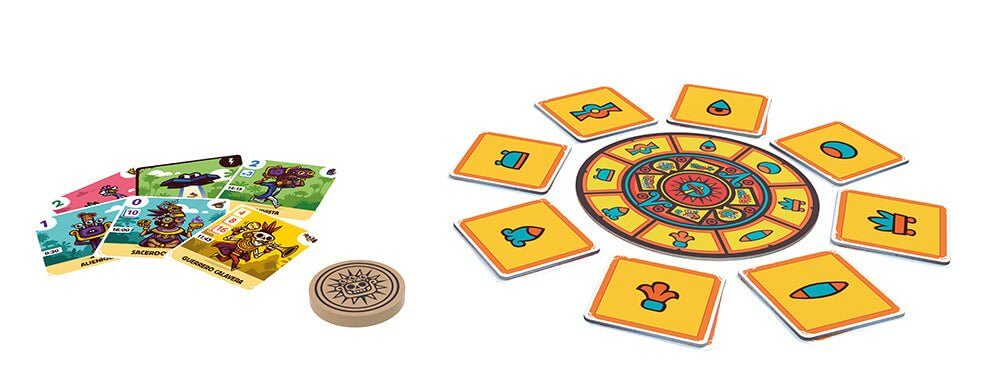 Aztecas vs Alienígenas - Juego de mesa desde 8 años - Mi Juego Bonito