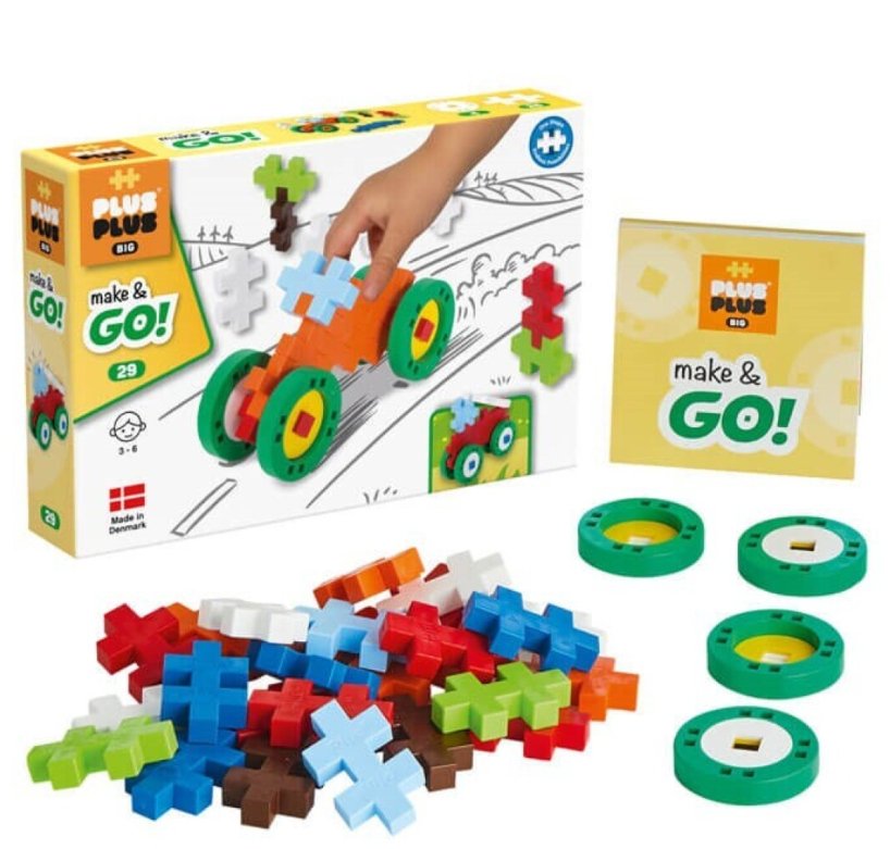 Big Make & Go 29 pcs Plus Plus Juego de construcción primera edad Building Toys