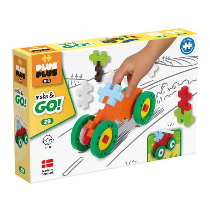 Big Make & Go 29 pcs Plus Plus Juego de construcción primera edad Building Toys