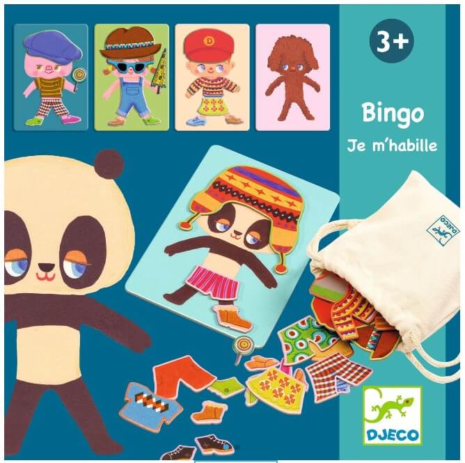 Bingo Me Visto - Juego de mesa - Djeco - Desde 3 años Board Games