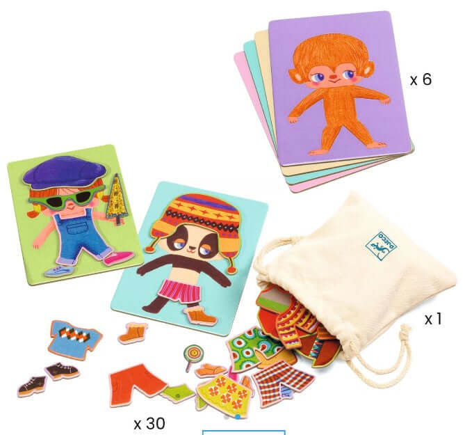 Bingo Me Visto - Juego de mesa - Djeco - Desde 3 años Board Games