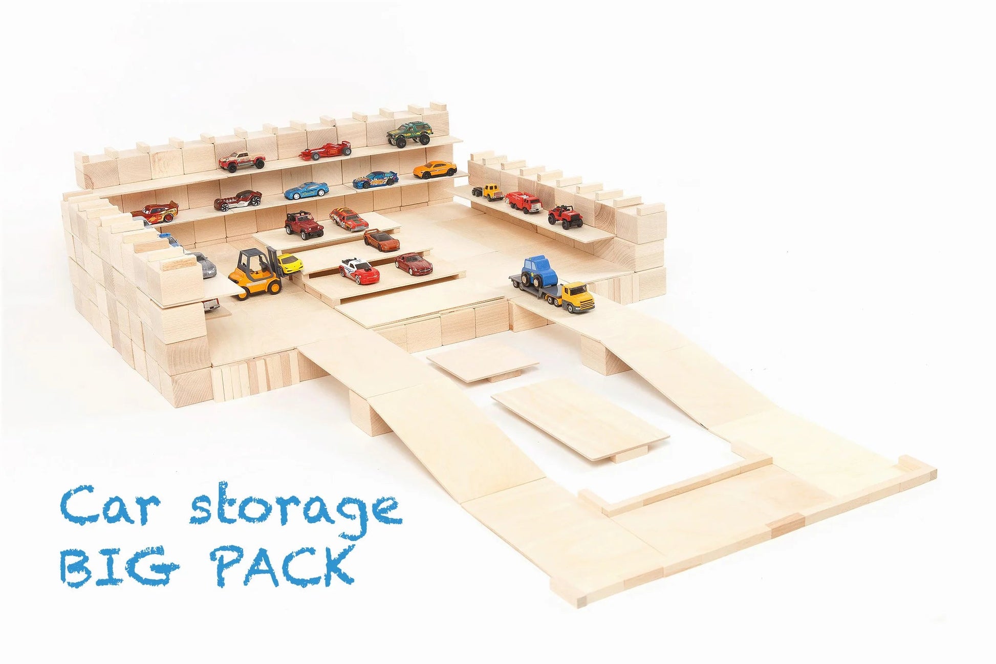 Bloques de construcción de madera Just Blocks. 336 piezas Just Blocks Toys & Games