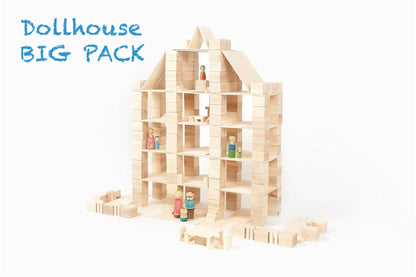Bloques de construcción de madera Just Blocks. 336 piezas Just Blocks Toys & Games