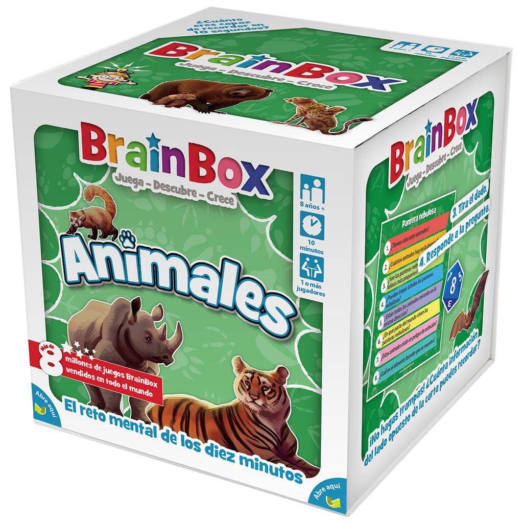 BrainBox Animales Juego de mesa desde los 8 años