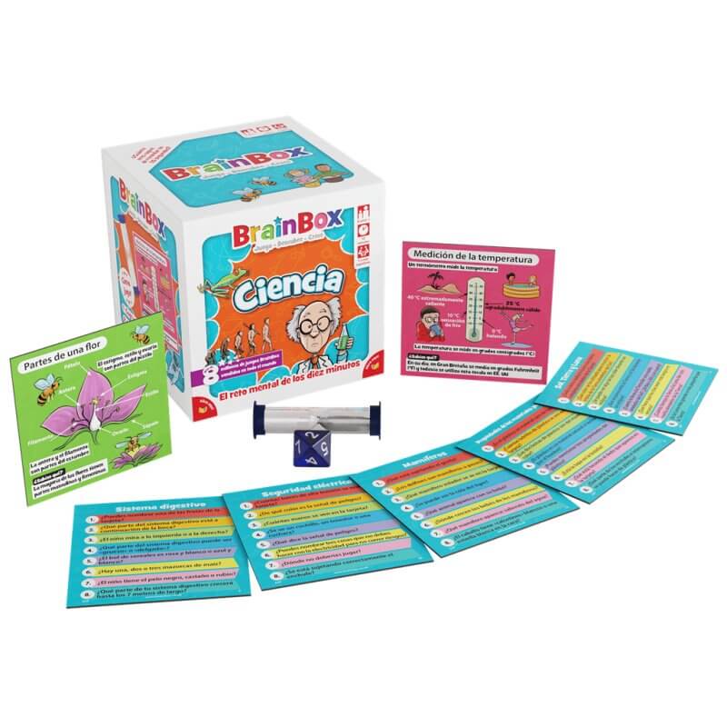 BrainBox Ciencia - Juego de mesa - Asmodee - Desde 8 años Board Games