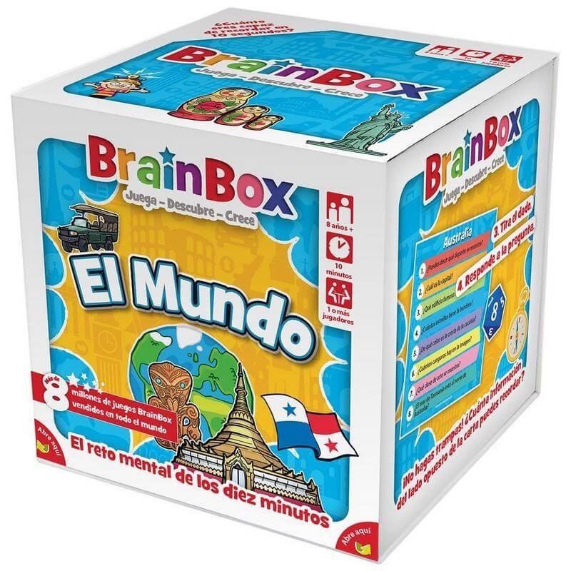 BrainBox El Mundo 2023 - Juego de mesa desde los 8 años - Mi Juego Bonito