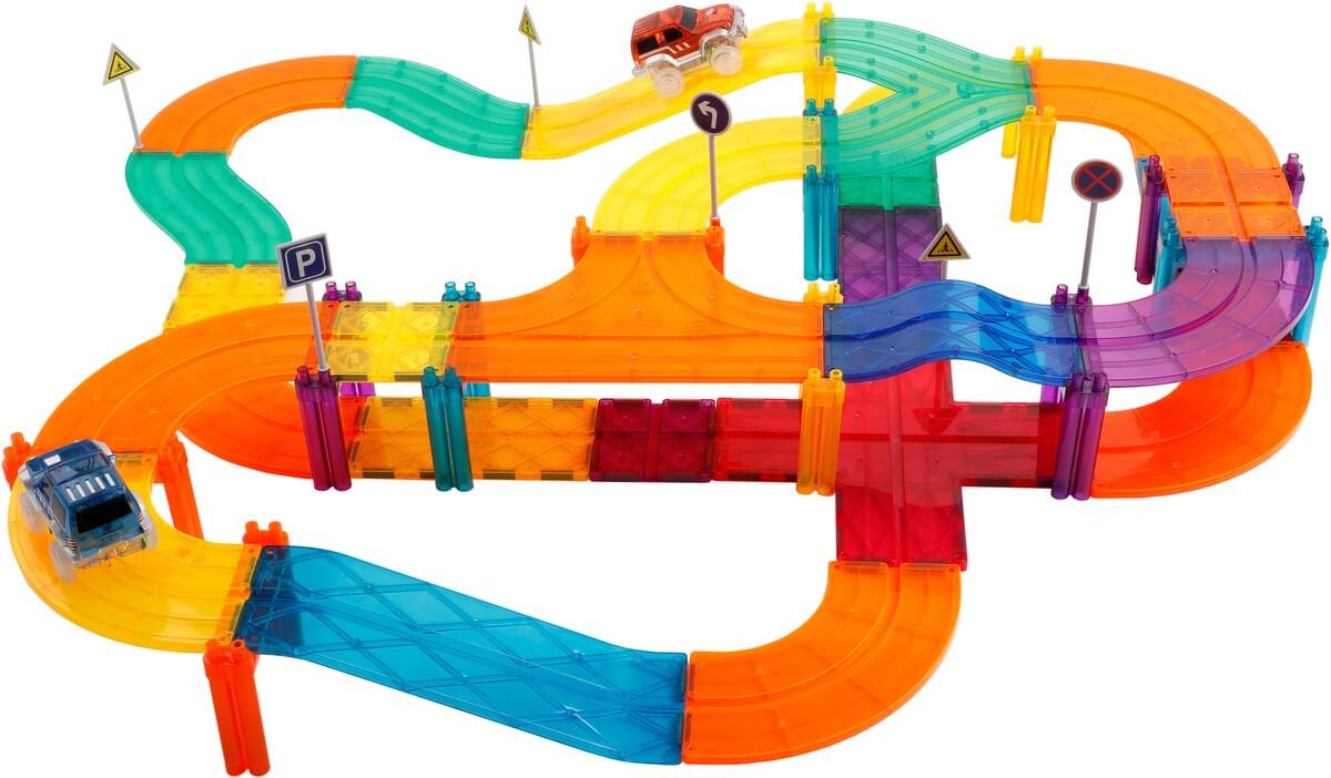 Braintoys Imanix Pista de Carreras 50 piezas Imanix Educational Toys