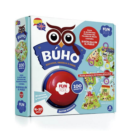 Búho 100 palabras - Juego de mesa - Funtastic - Desde 4 años Board Games