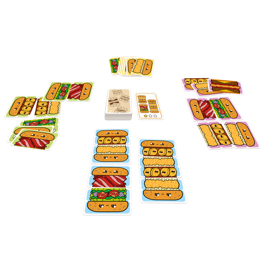 Burger Ya - Juego de mesa - Asmodee - Desde 8 años