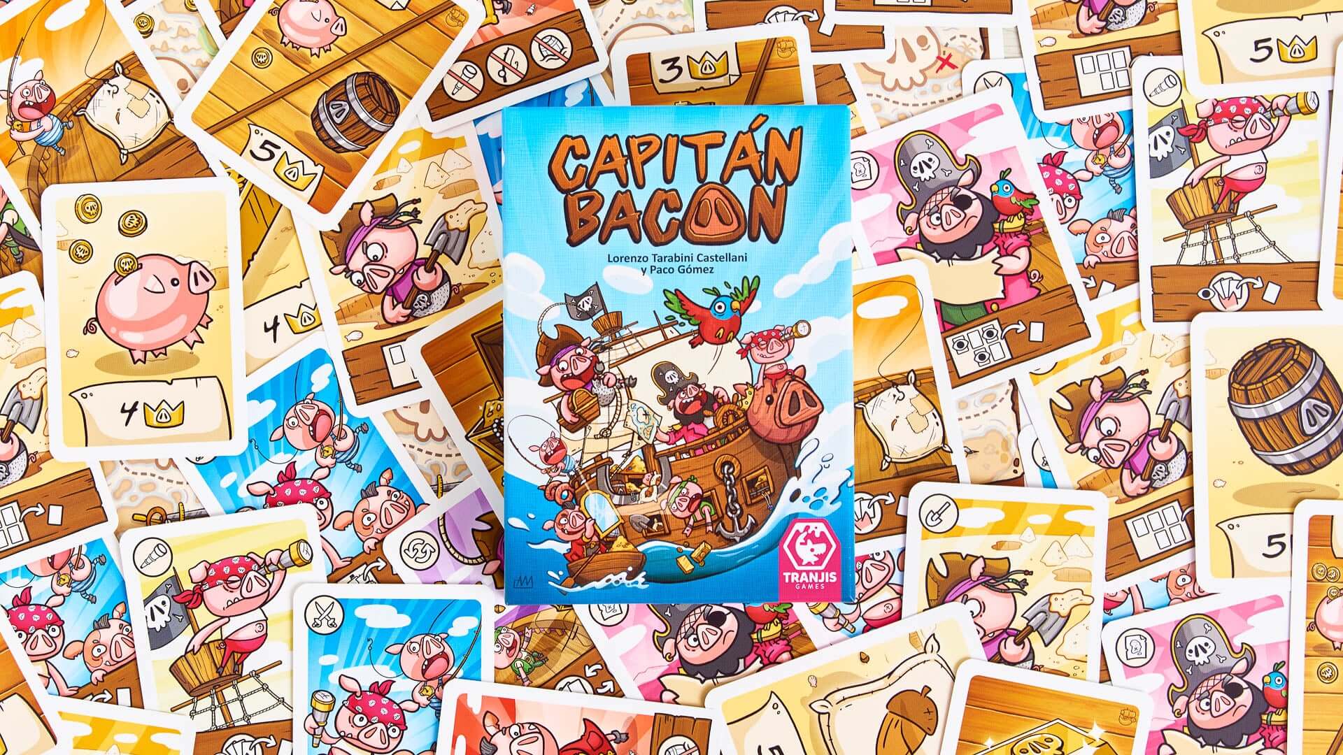 Capitan Bacon - Juego de mesa desde los 8 años - Mi Juego Bonito