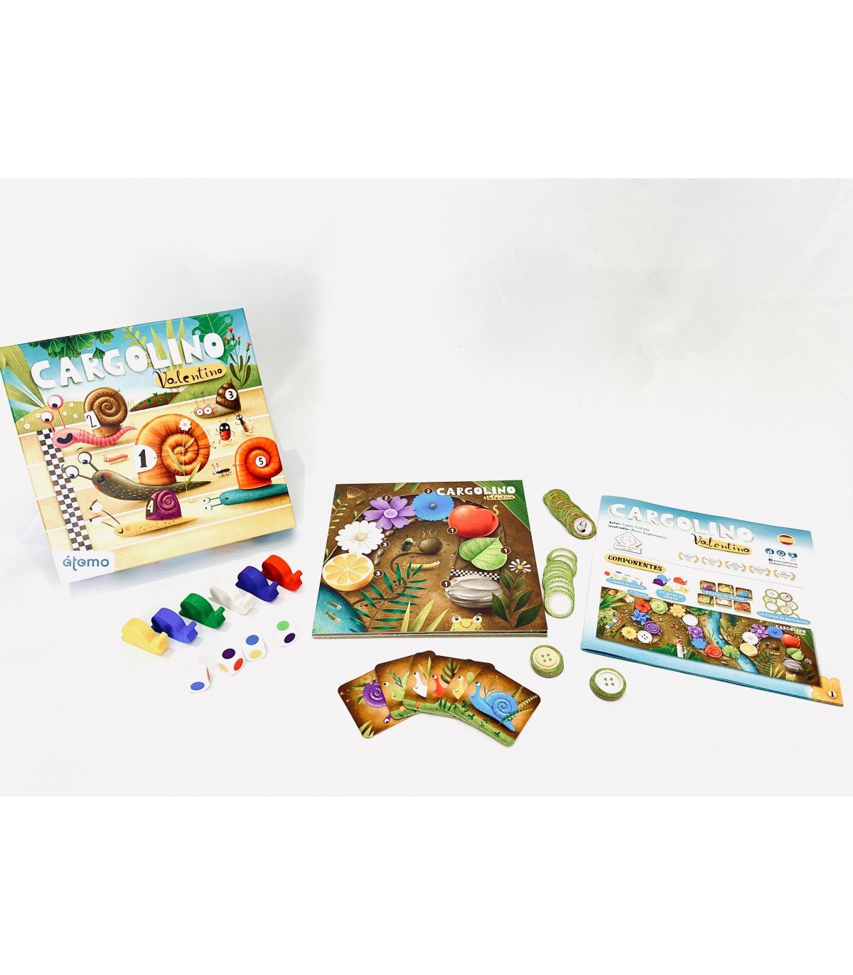 Cargolino Valentino - Juego de mesa - Atomo - Desde 5 años Board Games
