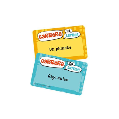 Carrera de letras + Adaptación para jugar en inglés