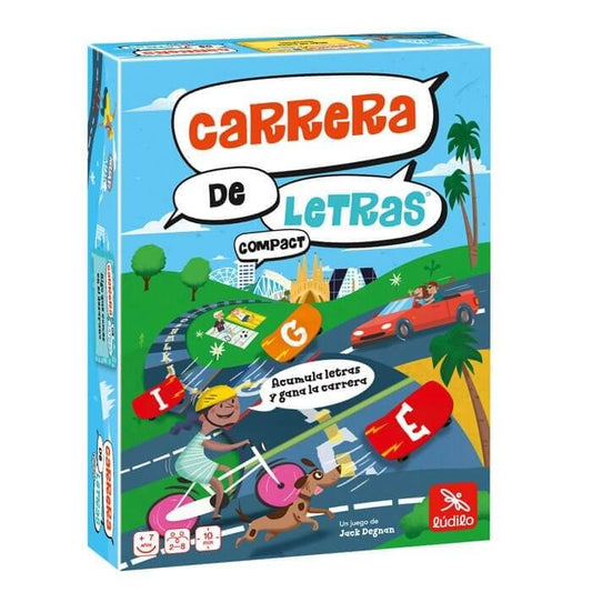 Carrera de Letras – Ludilo - Juego de palabras - +7 años · 2-8 jugadores · 15 min