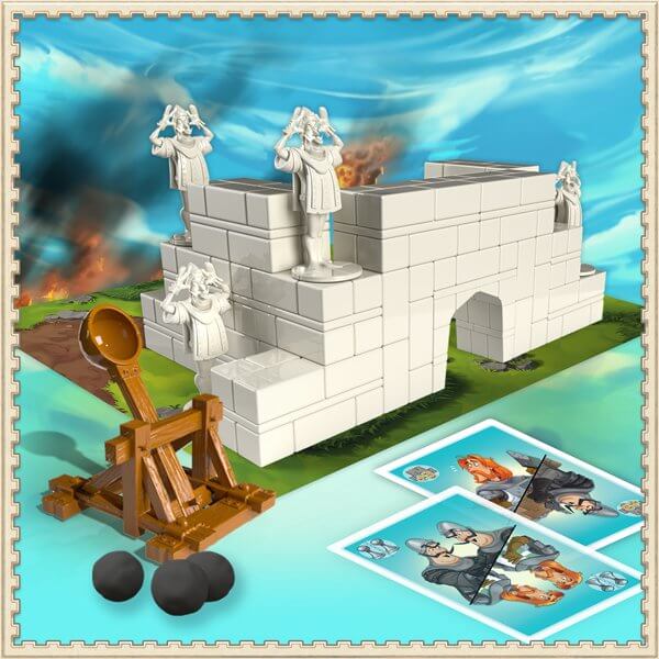Castillos y Catapultas - Juego de mesa - SD GAMES - Desde 7 años Board Games