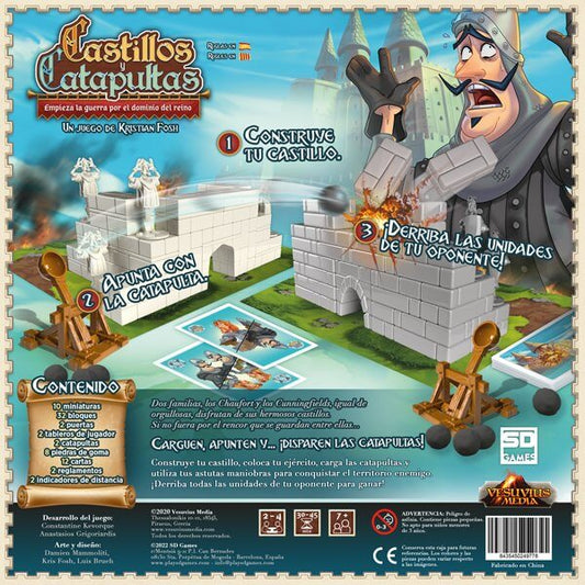 Castillos y Catapultas - Juego de mesa - SD GAMES - Desde 7 años Board Games