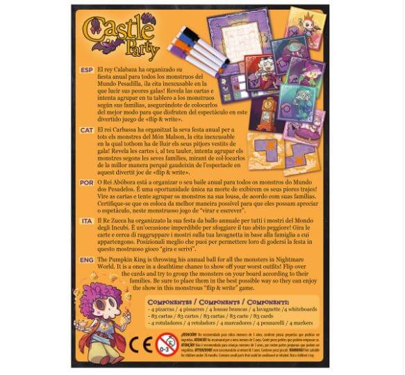 Castle Party - Juego de mesa desde los 8 años - Mi Juego Bonito