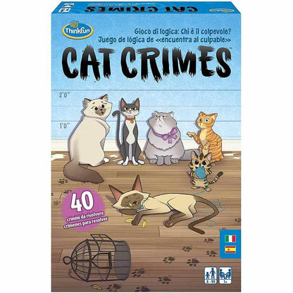 Cat Crimes - Juego de mesa - Thinkfun - Desde 8 años