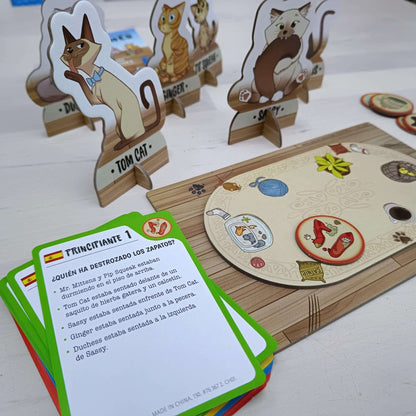 Cat Crimes - Juego de mesa - Thinkfun - Desde 8 años