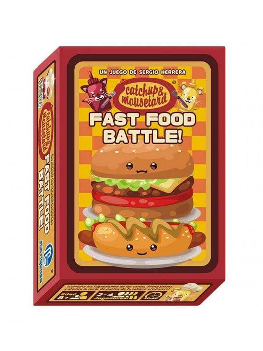 Catchup & Mousetard Fast Food Battle! Juego de mesa desde 8 años