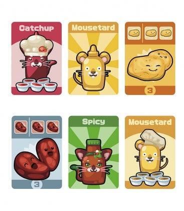 Catchup & Mousetard Fast Food Battle ! - Juego de mesa - Mixin games - Desde 8 años