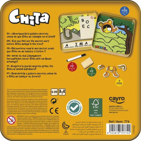 Chita - Juego de mesa - Cayro - Desde 6 años Board Games