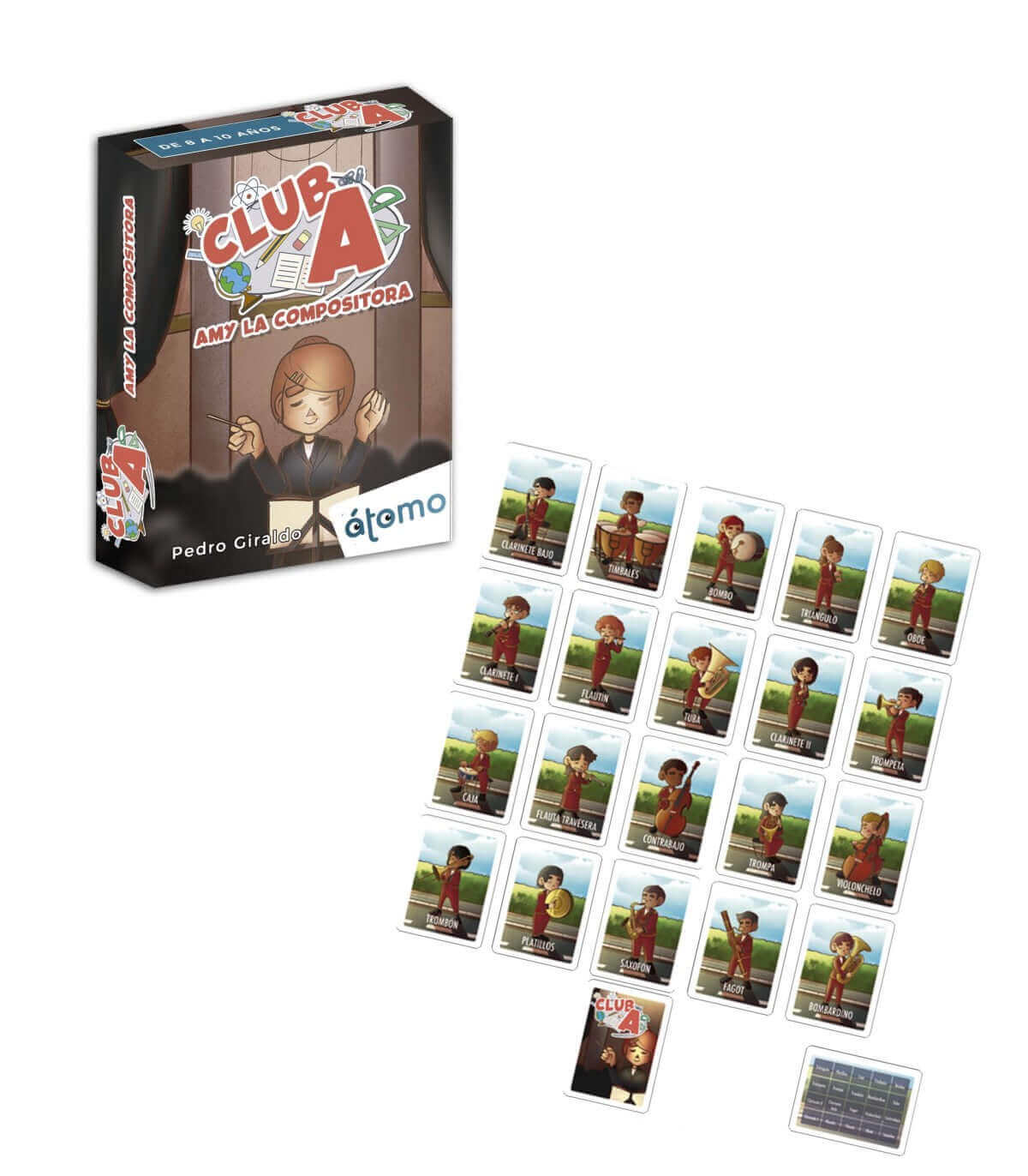 CLUB A Amy La Compositora - Juego de mesa - Atomo - Desde 8 años