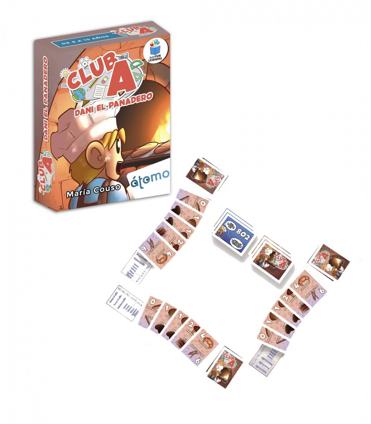 CLUB A Dani el Panadero - Juego de mesa - Atomo - Desde 8 años Board Games