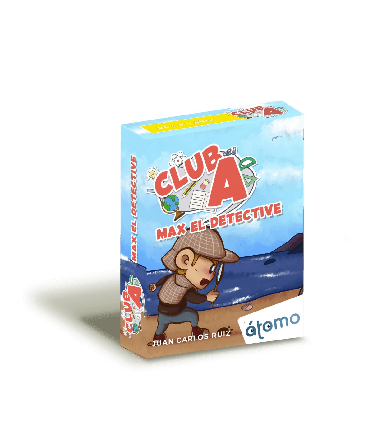 Club A, Max el Detective – Agudeza visual y números en una investigación · 4+ · 1-3 jugadores  Átomo