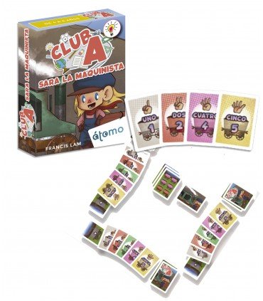 CLUB A Sara la maquinista - Juego de mesa - Atomo - Desde 4 años Board Games