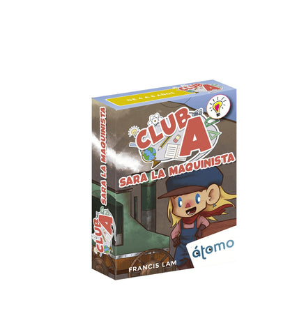 CLUB A Sara la maquinista - Juego de mesa - Atomo - Desde 4 años Board Games