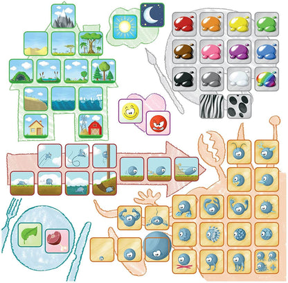 Concept Kids Animals - Juego de mesa - Asmodee - Desde 4 años Board Games