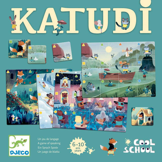 Cool School Katudi - Juego de mesa - Djeco - Desde 4 años Board Games