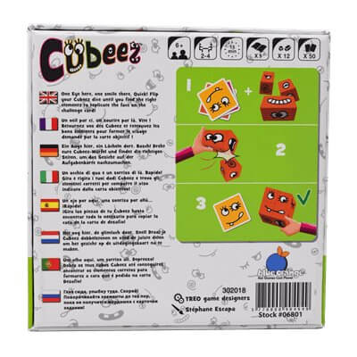 Cubeez - Juego de mesa - Asmodee - Desde 6 años