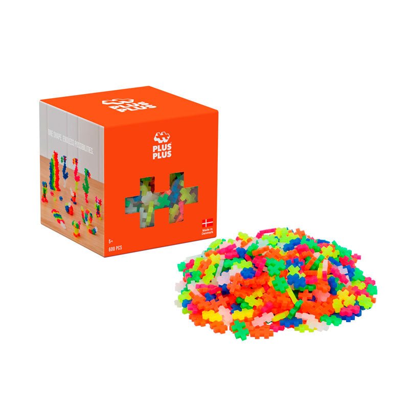 Cubo Neon Mix 600 pcs - Juego de construcción desde los 5 años - Mi Juego Bonito