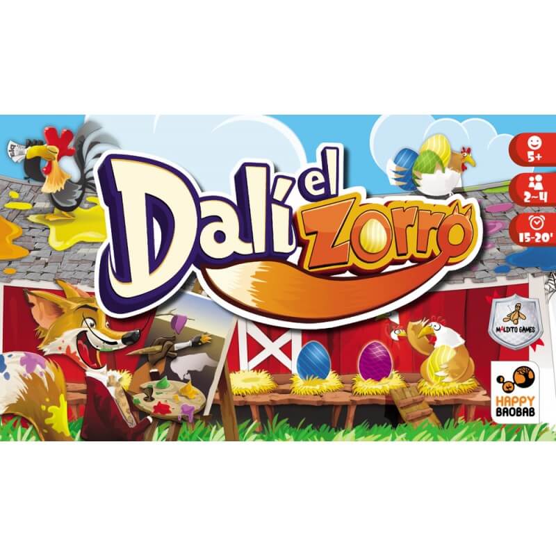 DALI EL ZORRO Juego de mesa desde los 5 años - Mi Juego Bonito