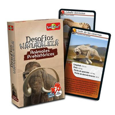 Desafíos de la naturaleza : Animales Prehistóricos - Juego Bioviva Juego de mesa desde los 7 años - Mi Juego Bonito