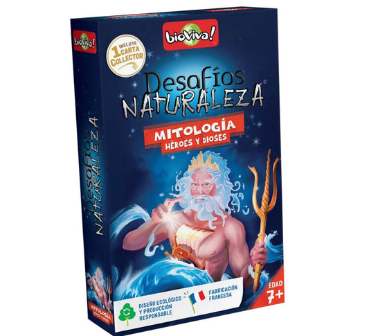 Desafíos de la naturaleza : Mitología, Héros y Dioses Juego Bioviva Juego de mesa desde los 7 años