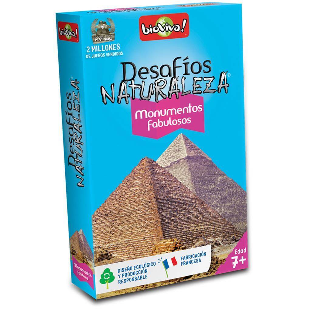 Desafíos de la naturaleza : Monumentos fabulosos - Juego Bioviva Juego de mesa desde los 7 años - Mi Juego Bonito