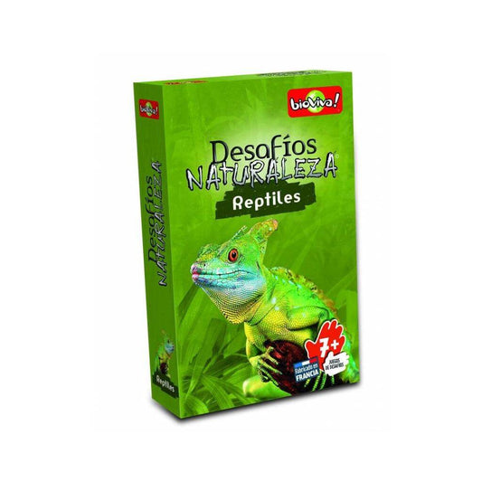 Desafíos de la naturaleza : Reptiles - Juego Bioviva Juego de mesa desde los 7 años - Mi Juego Bonito