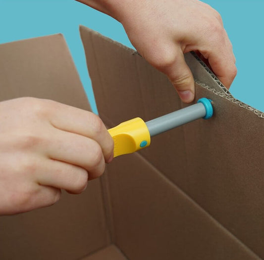 Destornillador con Punzón 1 pieza Juego de construcción Makedo Building Toys