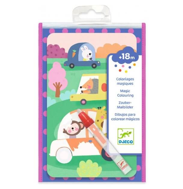 Dibujos magicos para colorear - En la carretera - desde 18 meses - Mi Juego Bonito